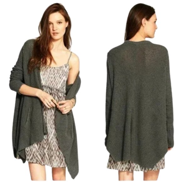 Free People Sweaters - Free People Shark Bite Oversized Draped Cardigan Sweater With Pockets